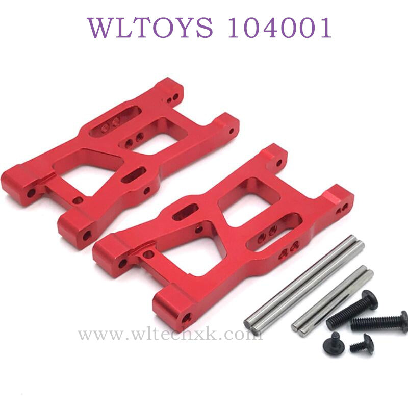 WLTOYS 124016 RC Car Upgrade parts Front Swing Arm red