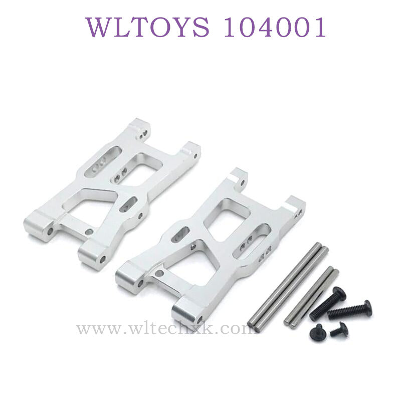 WLTOYS 124016 RC Car Upgrade parts Front Swing Arm silver