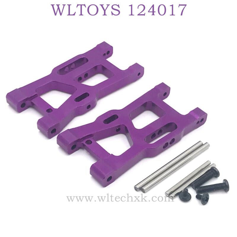 Upgrade Part of WLTOYS 124017 RC Car Front Swing Arm purple