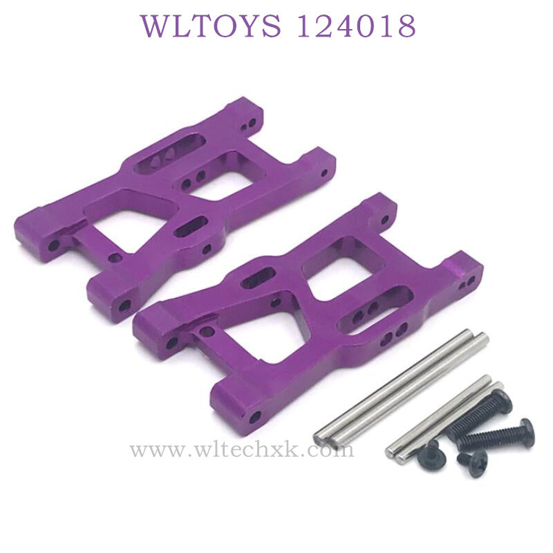 WLTOYS 124018 RC Car Upgrade parts Front Swing Arm purple