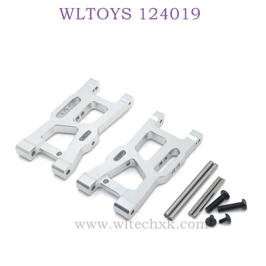 WLTOYS 124019 1/12 RC Car Upgrade parts Front Swing Arm silver