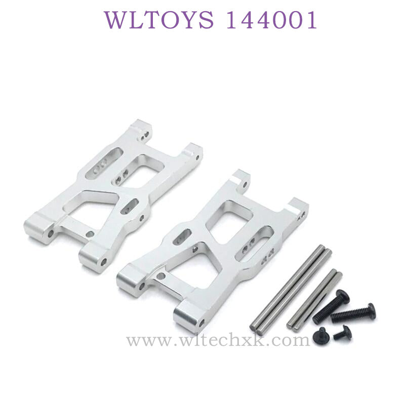 WLTOYS 144001 1/14 RC Car Upgrade parts Front Swing Arm silver