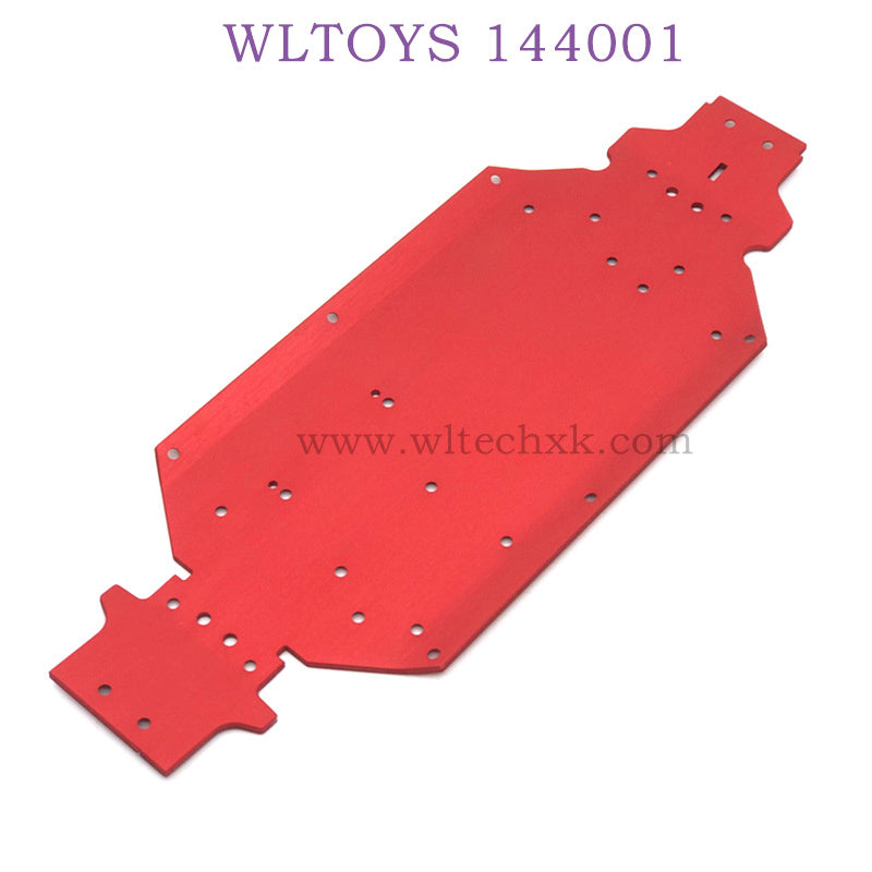 WLTOYS 144001 1/14 RC Car Upgrade parts Bottom Board red