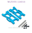 Upgrade part of WLTOYS 124010 1/12 RC Car Rear Swing Arm blue