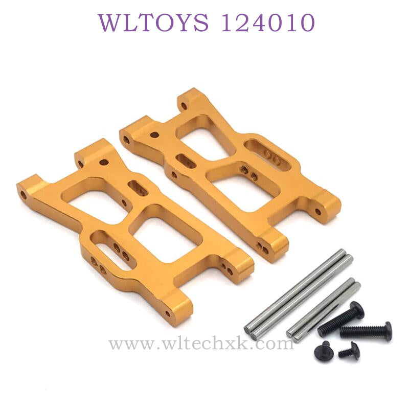 Upgrade part of WLTOYS 124010 1/12 RC Car Rear Swing Arm gold