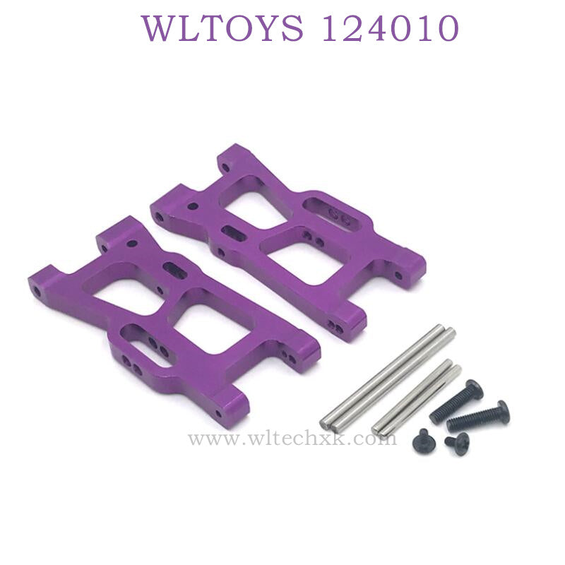 Upgrade part of WLTOYS 124010 1/12 RC Car Rear Swing Arm purple