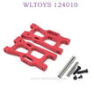 Upgrade part of WLTOYS 124010 1/12 RC Car Rear Swing Arm red