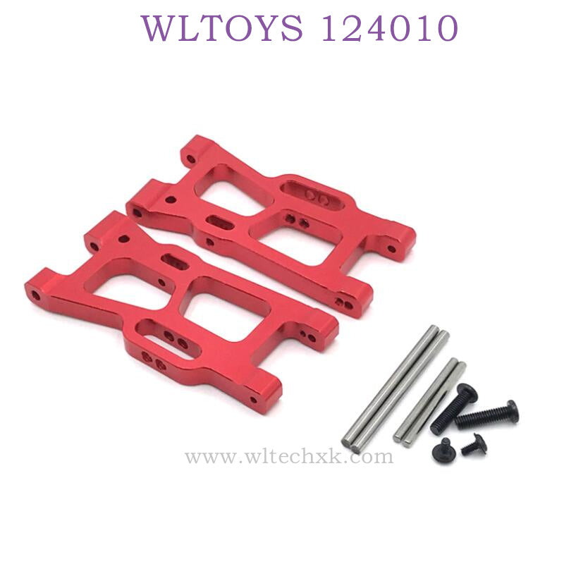 Upgrade part of WLTOYS 124010 1/12 RC Car Rear Swing Arm red