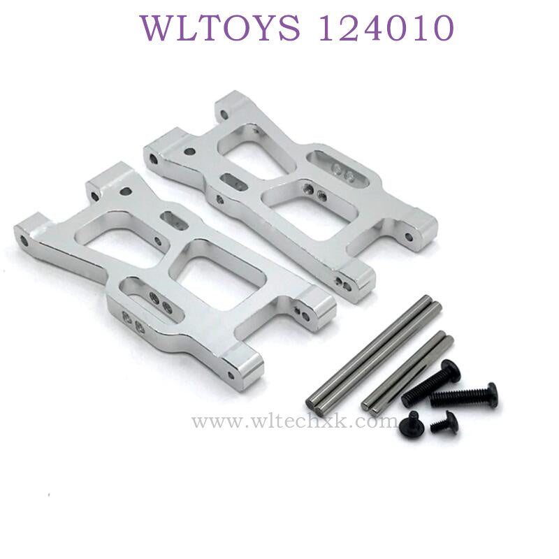 Upgrade part of WLTOYS 124010 1/12 RC Car Rear Swing Arm silver