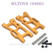 WLTOYS 124016 RC Car Upgrade parts rear Swing Arm gold