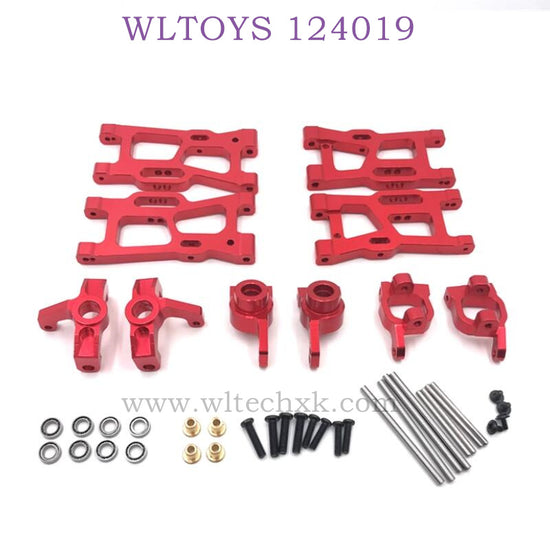 WLTOYS 124019 1/12 RC Car Upgrade parts Swing Arm and Wheel Seat red