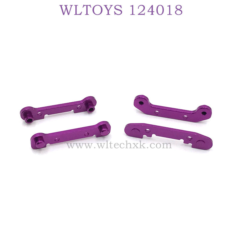 WLTOYS 124018 RC Car Upgrade parts Piece of reinforcement purple