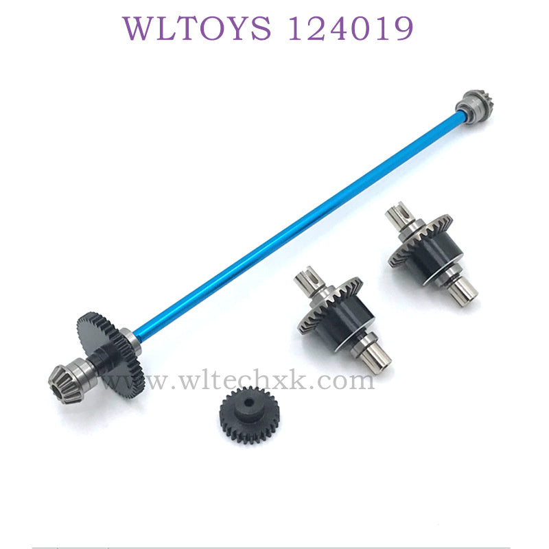 WLTOYS 124019 1/12 RC Car Upgrade parts Differential Assembly blue