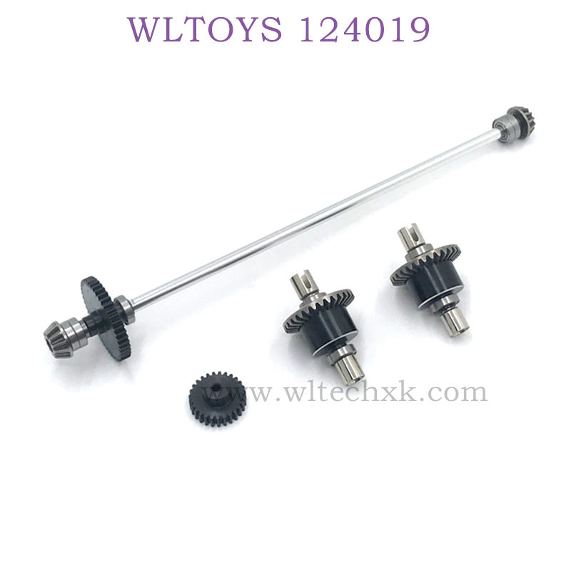 WLTOYS 124019 1/12 RC Car Upgrade parts Differential Assembly silver