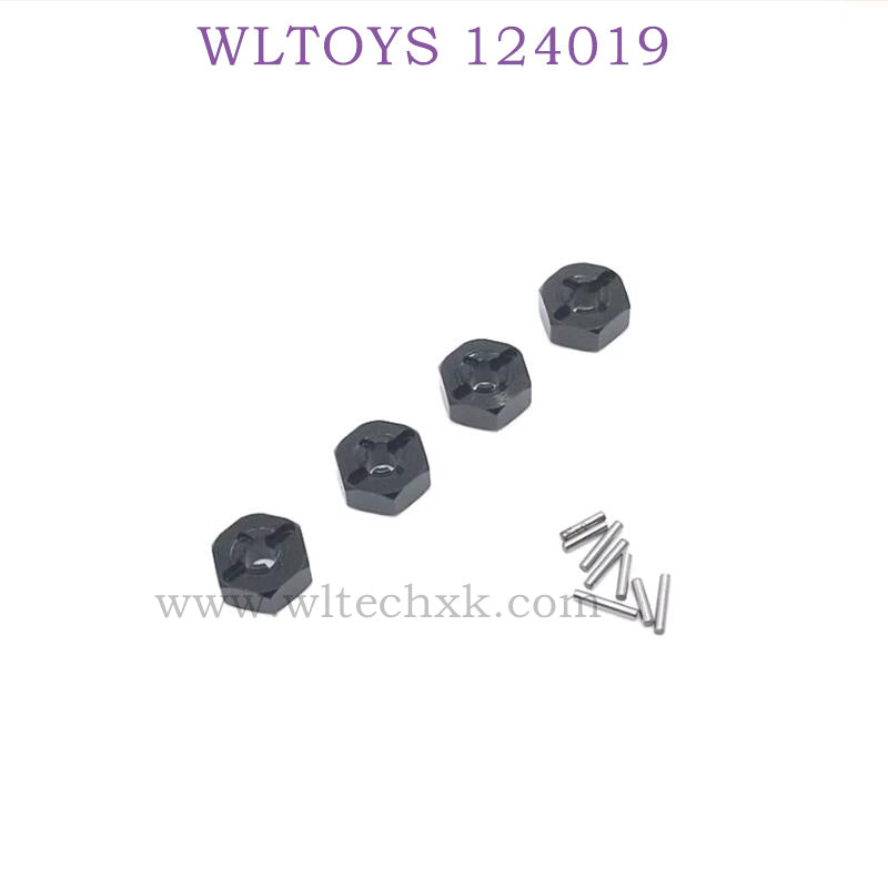 WLTOYS 124019 1/12 RC Car Upgrade parts Hex Nut black