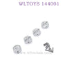 WLTOYS 144001 1/14 RC Car Upgrade parts Hex Nut silver