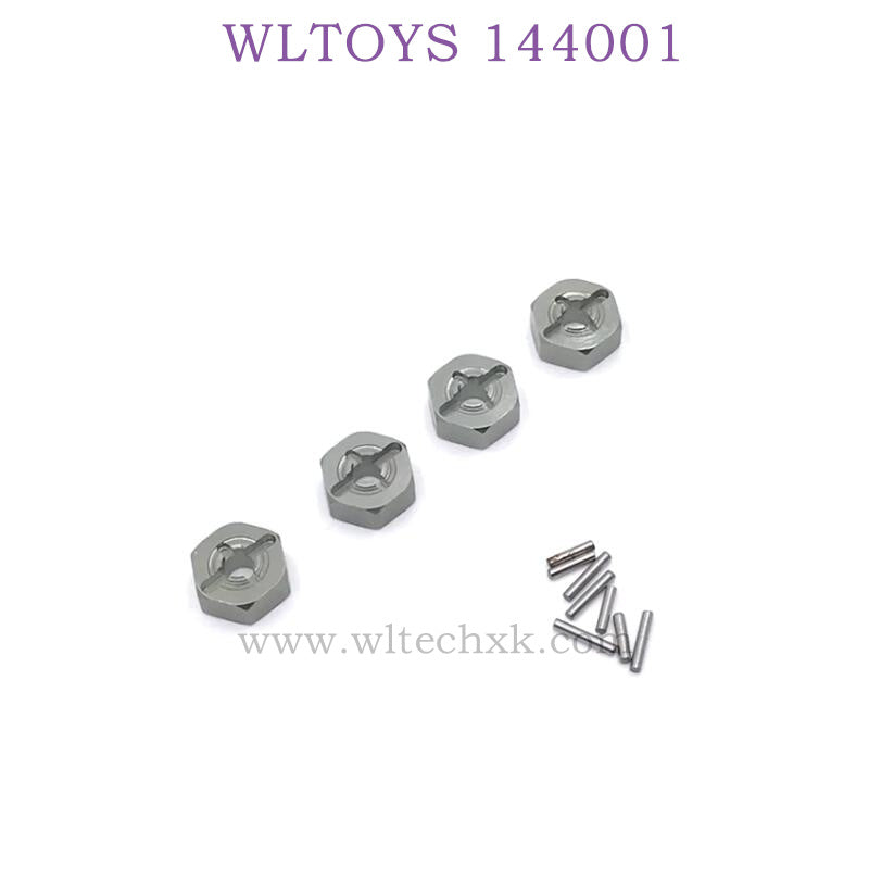 WLTOYS 144001 1/14 RC Car Upgrade parts Hex Nut titanium