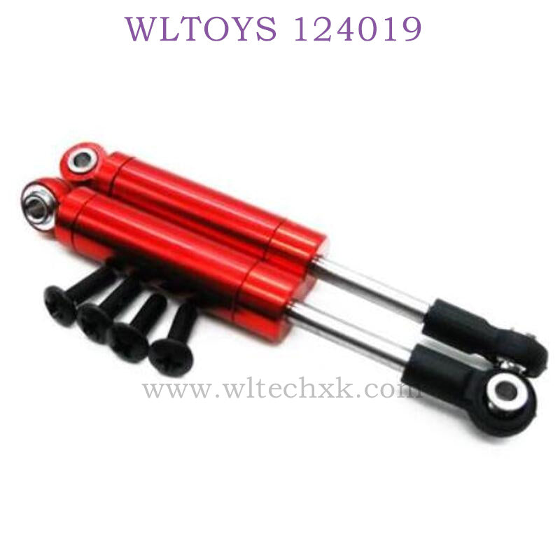 WLTOYS 124019 1/12 RC Car Upgrade Shock Absorber red