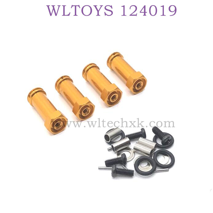 WLTOYS 124019 1/12 RC Car Upgrade Extended Adapter gold