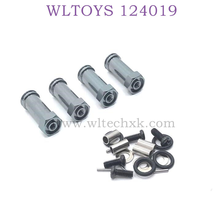 WLTOYS 124019 1/12 RC Car Upgrade Extended Adapter titanium