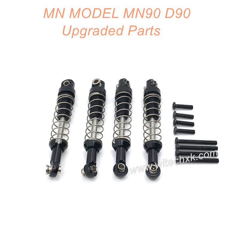 33-MNMODEL-D90-MN90-rc-car-Upgrades-Parts-Metal-Shocks-Black-1 