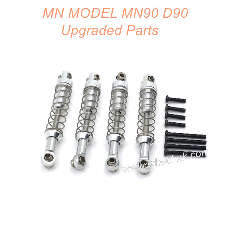 33-MNMODEL-D90-MN90-rc-car-Upgrades-Parts-Metal-Shocks-Silver-1  