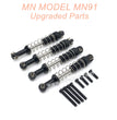 33-MNMODEL-MN91-rc-car-Upgrades-Parts-Metal-Shocks-Black  