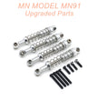 33-MNMODEL-MN91-rc-car-Upgrades-Parts-Metal-Shocks-Silver  