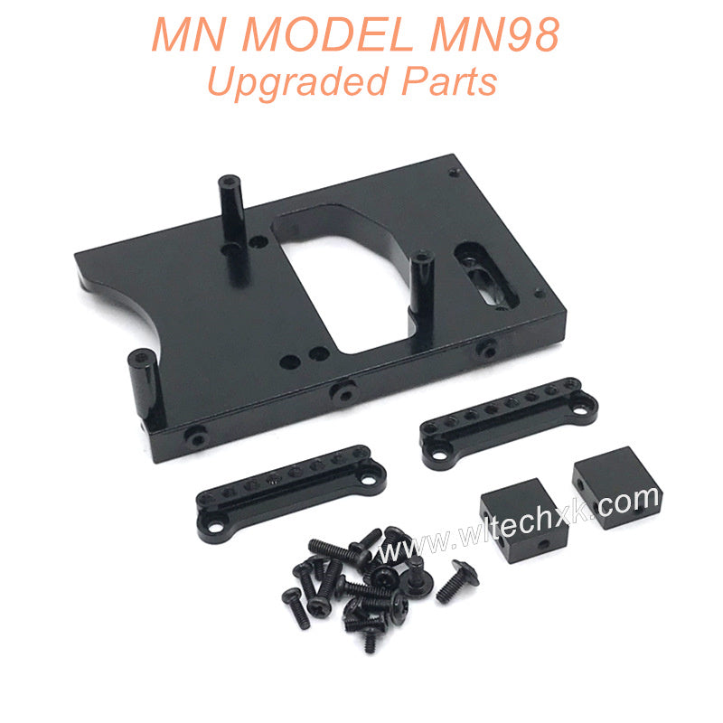 34-MN-MODEL-MN98-D98-Upgrades-Parts-Servo-Seat-and-Shocks-Tower-Black