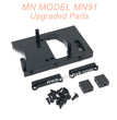 34-MNMODEL-MN91-rc-car-Upgrades-Parts-Servo-Seat-and-Shocks-Tower-Black