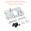 34-MNMODEL-MN91-rc-car-Upgrades-Parts-Servo-Seat-and-Shocks-Tower-Silver