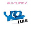 Upgrade part of WLTOYS 104072 Upgrade Parts Adjustable Motor Seat 1/10 4WD 2.4Ghz 60km/h RC Car RTR blue