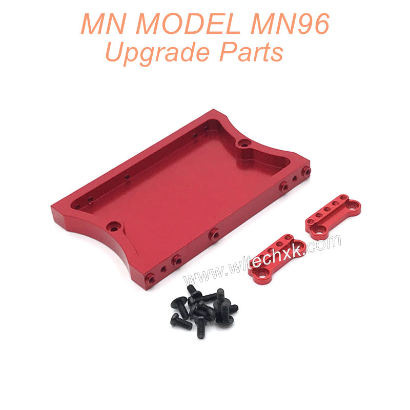 35-MN-MODEL-MN96-Upgrades-Parts-Shock-Tower-and-Tail-Plate-Red