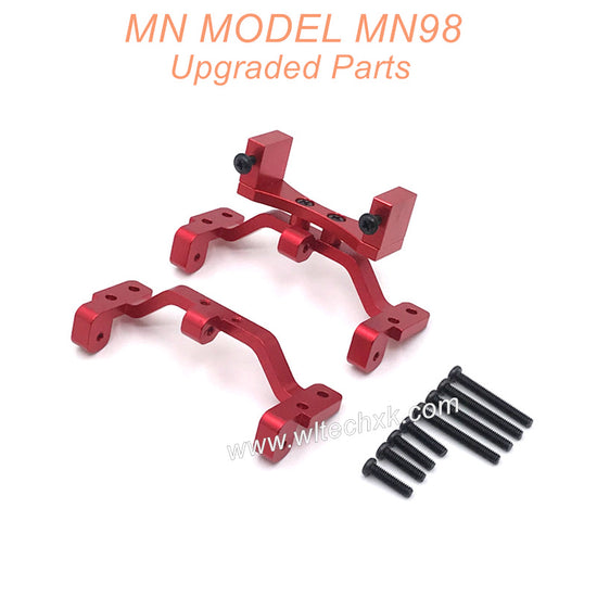 36-MN-MODEL-MN98-D98-Upgrades-Parts-Connect-Rod-Seat-and-Rear-Servo-Seat-Red