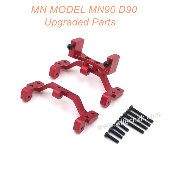 36-MNMODEL-D90MN90-rc-car-Upgrades-Parts-Connect-Rod-Seat-and-Rear-Servo-Seat-Red