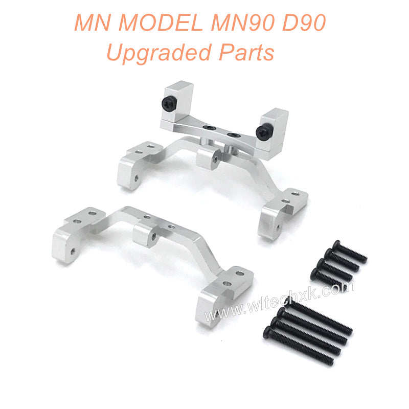 36-MNMODEL-D90MN90-rc-car-Upgrades-Parts-Connect-Rod-Seat-and-Rear-Servo-Seat-Silver-1