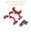 36-MNMODEL-MN91-rc-car-Upgrades-Parts-Connect-Rod-Seat-and-Rear-Servo-Seat-Red