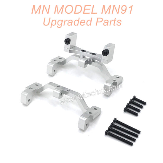 36-MNMODEL-MN91-rc-car-Upgrades-Parts-Connect-Rod-Seat-and-Rear-Servo-Seat-Silver-1