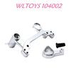 WLTOYS 104002 Steering Set Upgrade 1/10 Brushless 60 km/h RC Car silver