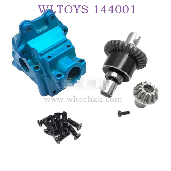 WLTOYS 144001 1/14 RC Car Upgrade parts Differential Assembly with Gearbox blue