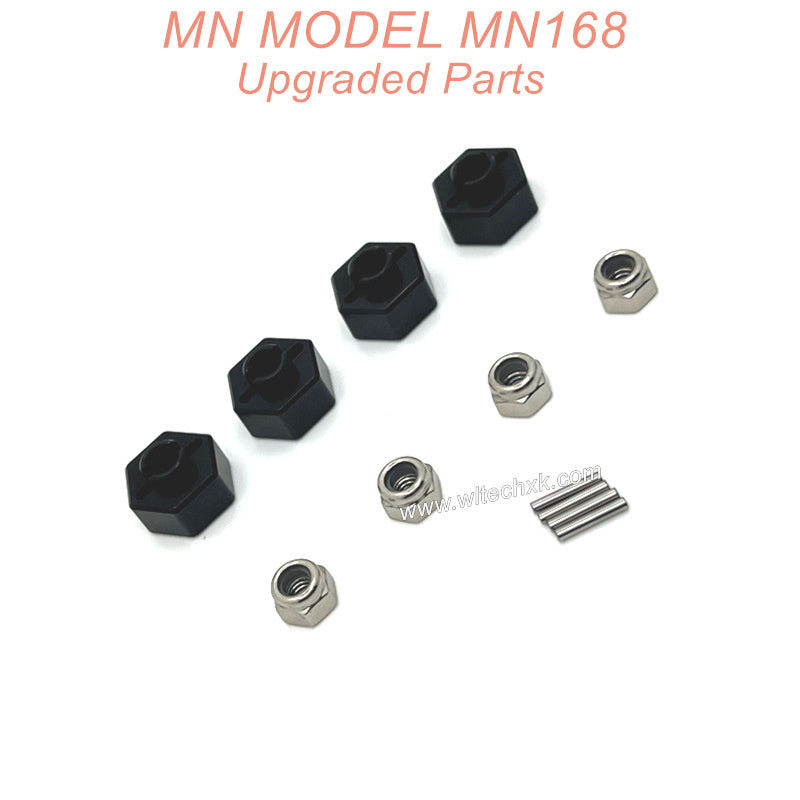 38-MN-Model-MN168-Upgrade parts Metal Nuts kit Black(1)