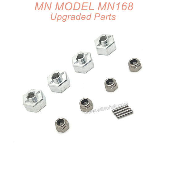 38-MN-Model-MN168-Upgrade parts Metal Nuts kit Silver(1)