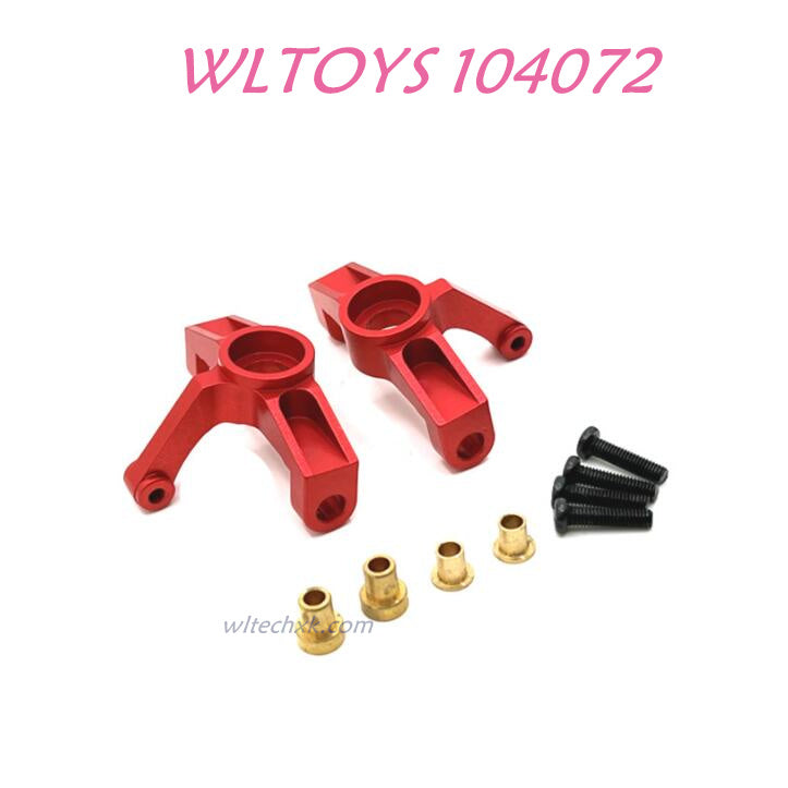 Upgrade part of WLTOYS 104072 Upgrade Parts Front Steering Cup 1/10 4WD 2.4Ghz 60km/h RC Car RTR RED