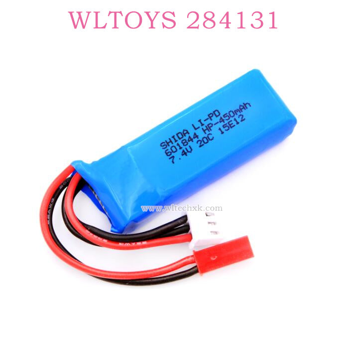 WLTOYS 284131 1/28 RC Car Original parts 7.4V 450mAh Battery