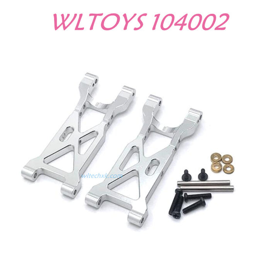 WLTOYS 104002 Rear Swing Arm Upgrade 1/10 brushless 4WD Brushless 60km/h RC Car silver