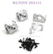 WLTOYS 284131 1/28 RC Car Upgrade Parts Differential Box silver