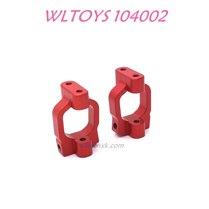 WLTOYS 10400 C-Type Cups New Style Upgrade 1/10 Brushless 60 km/h RC Car red