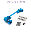 WLTOYS 144001 1/14 RC Car Upgrade parts Steering Kit and Pillar blue