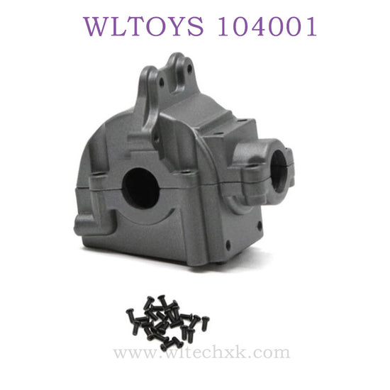 Upgrade parts of WLTOYS 124016 RC Car Metal Gearbox titanium