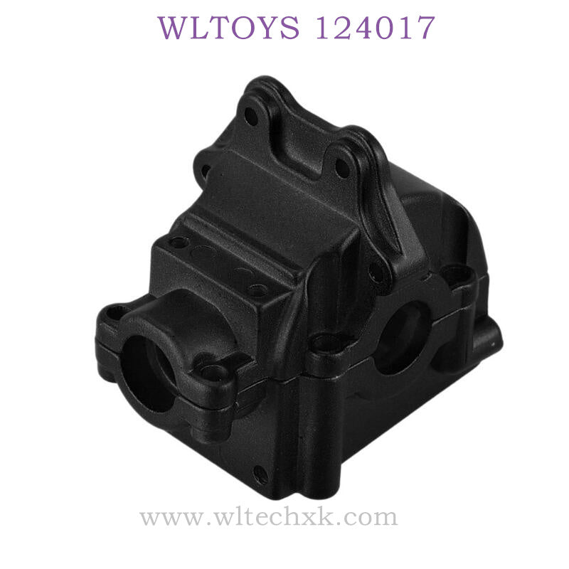 Upgrade Part of WLTOYS 124017 RC Car Metal Gearbox black